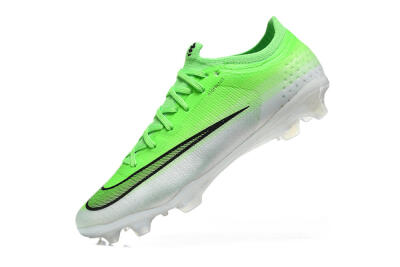 Unisex Nike Air Zoom Mercurial Varpor 17 Elite FG Firm Ground Low-Tops Football Boots - Green/Neon Green/White