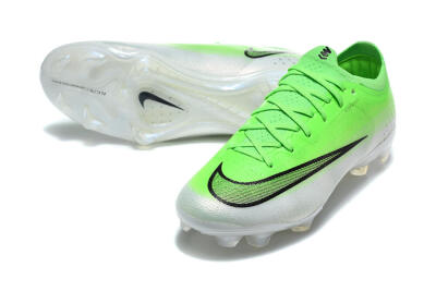 Unisex Nike Air Zoom Mercurial Varpor 17 Elite FG Firm Ground Low-Tops Football Boots - Green/Neon Green/White