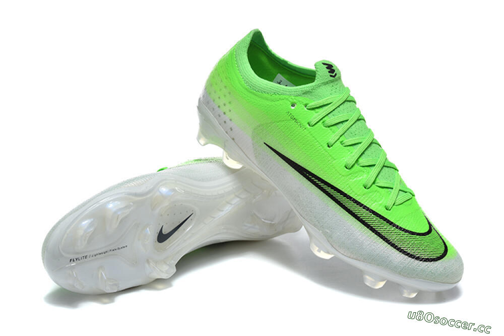 Unisex Nike Air Zoom Mercurial Varpor 17 Elite FG Firm Ground Low-Tops Football Boots - Green/Neon Green/White 4