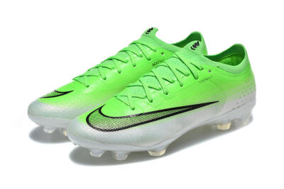 Unisex Nike Air Zoom Mercurial Varpor 17 Elite FG Firm Ground Low-Tops Football Boots - Green/Neon Green/White