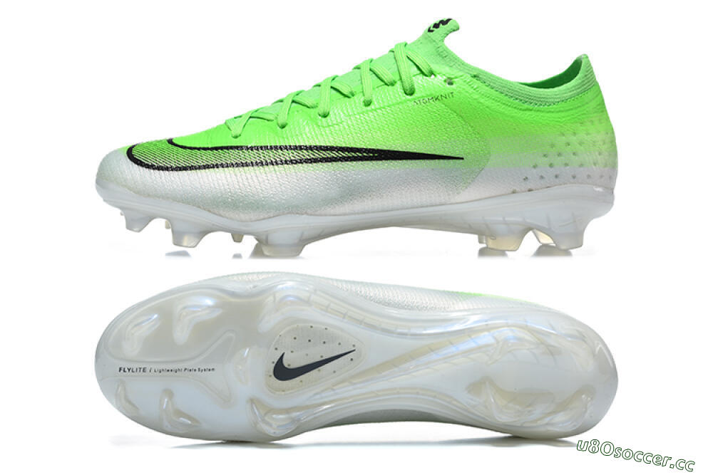 Unisex Nike Air Zoom Mercurial Varpor 17 Elite FG Firm Ground Low-Tops Football Boots - Green/Neon Green/White 1