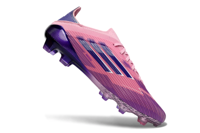 Unisex Adidas F50 Elite FG Firm Ground Low-Tops Football Boots - Pink/Lavender Bliss/Deep Violet