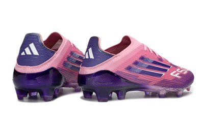 Unisex Adidas F50 Elite FG Firm Ground Low-Tops Football Boots - Pink/Lavender Bliss/Deep Violet