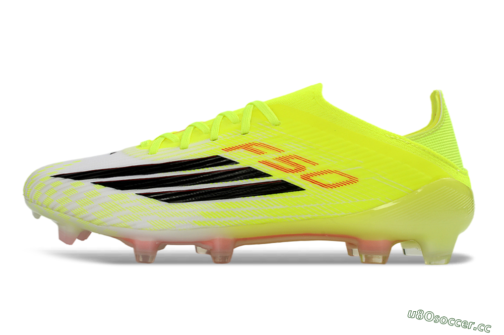Unisex Adidas F50 Elite FG Firm Ground Low-Tops Football Boots - Yellow/Neon Green/Black 0