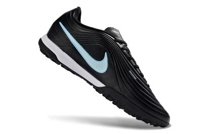 Unisex Nike Tiempo Legend 11 Elite TF Artificial Turf Low-Tops Football Shoes - Black/Ice Blue/White