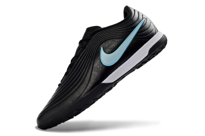 Unisex Nike Tiempo Legend 11 Elite TF Artificial Turf Low-Tops Football Shoes - Black/Ice Blue/White