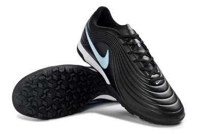 Unisex Nike Tiempo Legend 11 Elite TF Artificial Turf Low-Tops Football Shoes - Black/Ice Blue/White