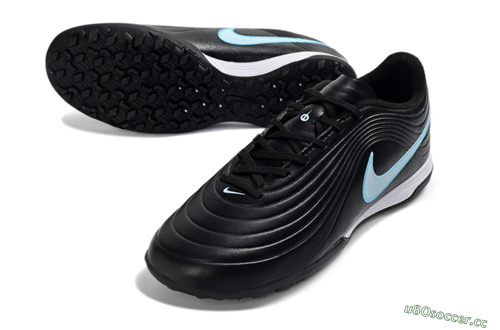 Unisex Nike Tiempo Legend 11 Elite TF Artificial Turf Low-Tops Football Shoes - Black/Ice Blue/White 3