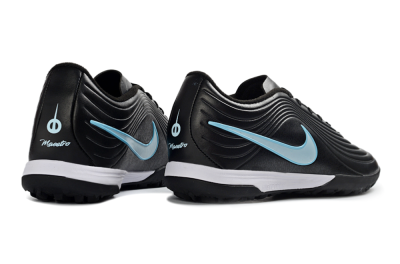 Unisex Nike Tiempo Legend 11 Elite TF Artificial Turf Low-Tops Football Shoes - Black/Ice Blue/White