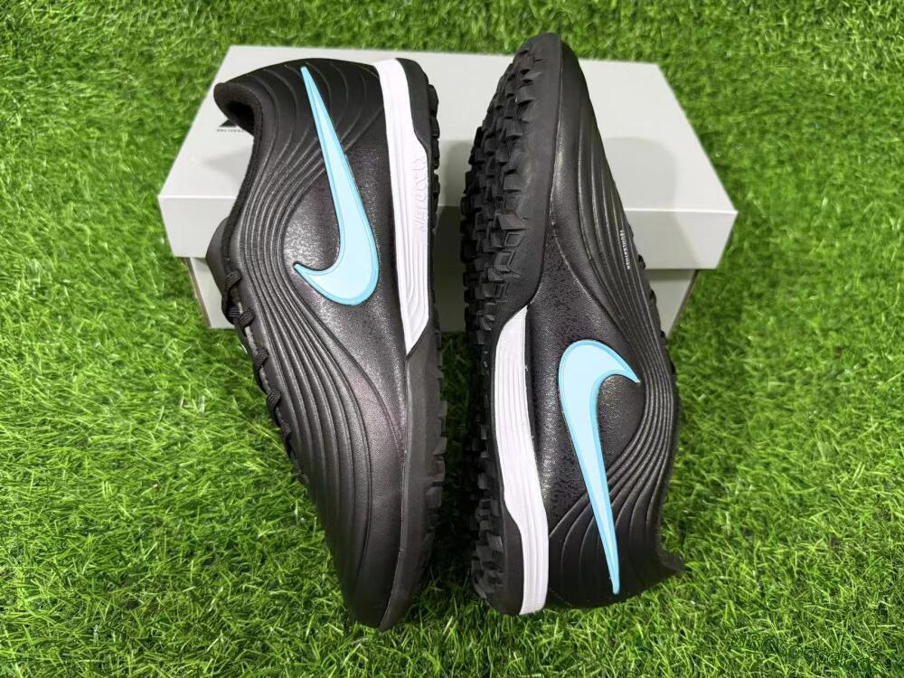 Unisex Nike Tiempo Legend 11 Elite TF Artificial Turf Low-Tops Football Shoes - Black/Ice Blue/White
