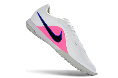Unisex Nike Tiempo Legend 11 Elite TF Artificial Turf Low-Tops Football Shoes - White/Electric Blue/Fuchsia Pink