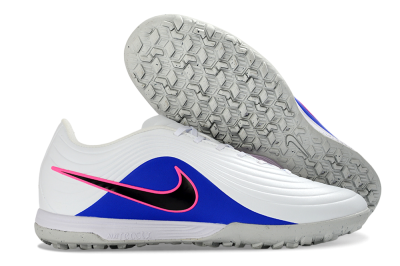 Unisex Nike Tiempo Legend 11 Elite TF Artificial Turf Low-Tops Football Shoes - White/Electric Blue/Fuchsia Pink