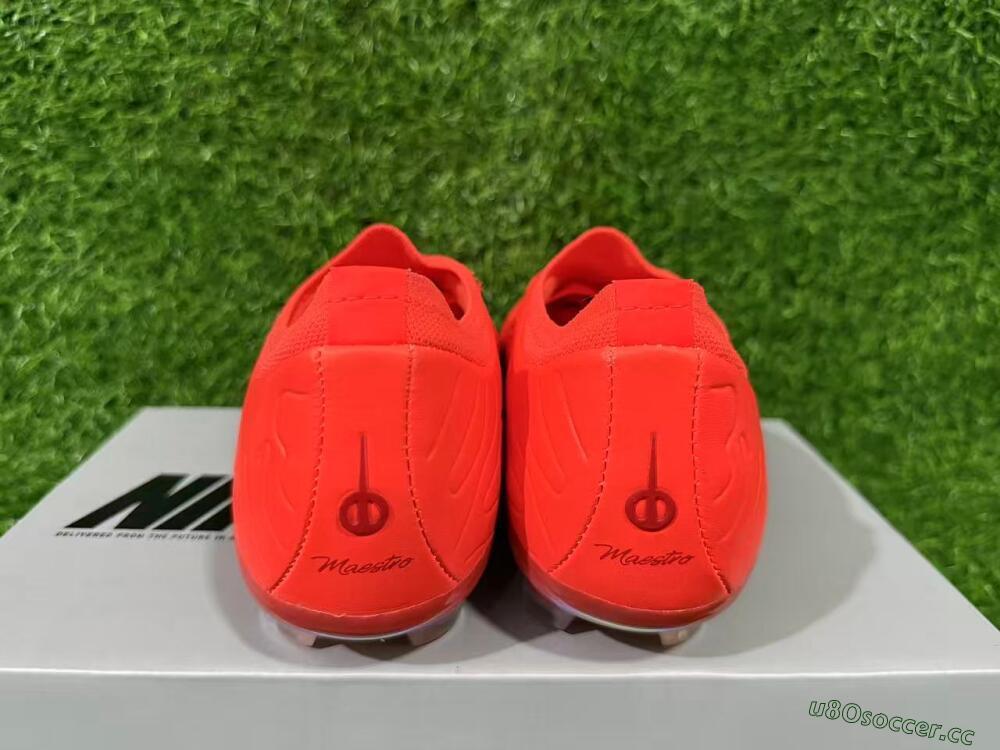 Unisex Nike Tiempo Legend 11 Elite FG Firm Ground Low-Tops Football Boots - Red/Bright Flame/Crimson Glow