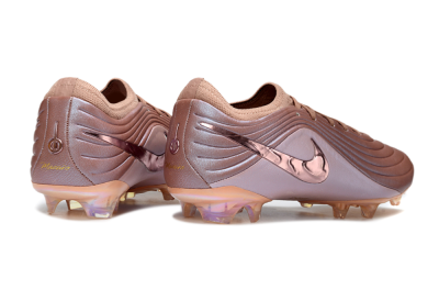 Unisex Nike Tiempo Legend 11 Elite FG Firm Ground Low-Tops Football Boots - Brown/Rose Gold/Pastel Pink