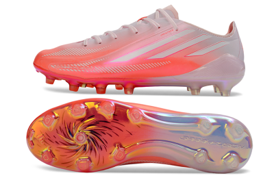 Unisex Adidas F50 Hyperfast 2026 World Cup FG Firm Ground Low-Tops Football Boots - Pink/Coral Burst/Light Rose