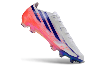 Unisex Adidas F50 Hyperfast 2026 World Cup FG Firm Ground Low-Tops Football Boots - White/Electric Pink/Deep Purple