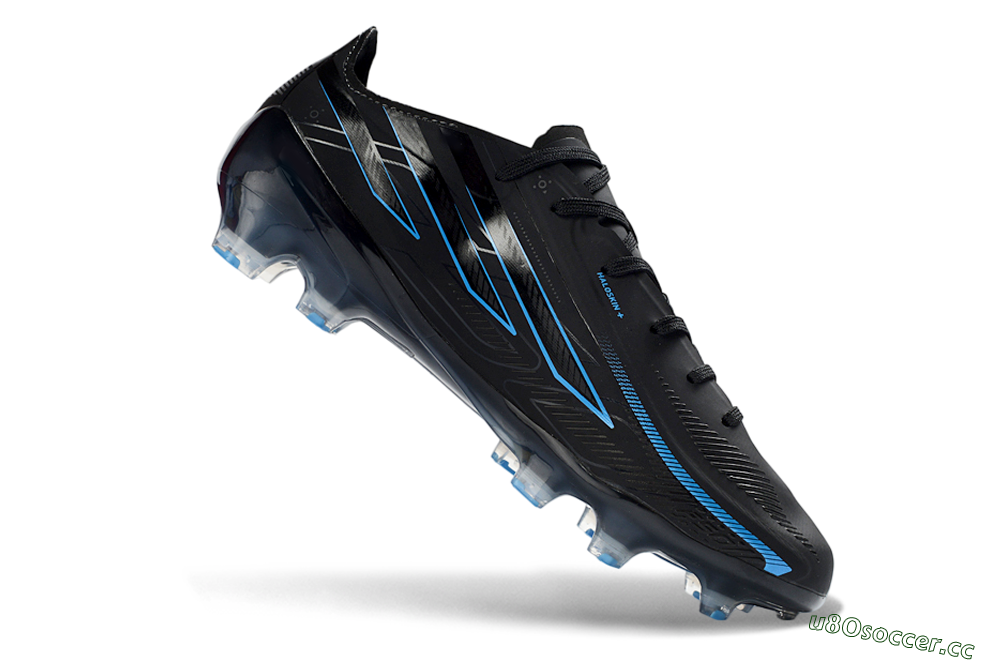 Unisex Adidas F50 Hyperfast 2026 World Cup FG Firm Ground Low-Tops Football Boots - Black/Electric Blue/Graphite Grey 4