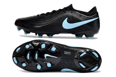 Unisex Nike Tiempo Legend 11 Elite FG Firm Ground Low-Tops Football Boots - Black/Sky Blue/Graphite