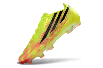 Unisex Adidas F50 Hyperfast 2026 World Cup FG Firm Ground Low-Tops Football Boots - Neon/Electric Green/Black