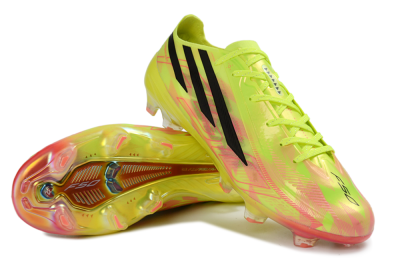 Unisex Adidas F50 Hyperfast 2026 World Cup FG Firm Ground Low-Tops Football Boots - Neon/Electric Green/Black