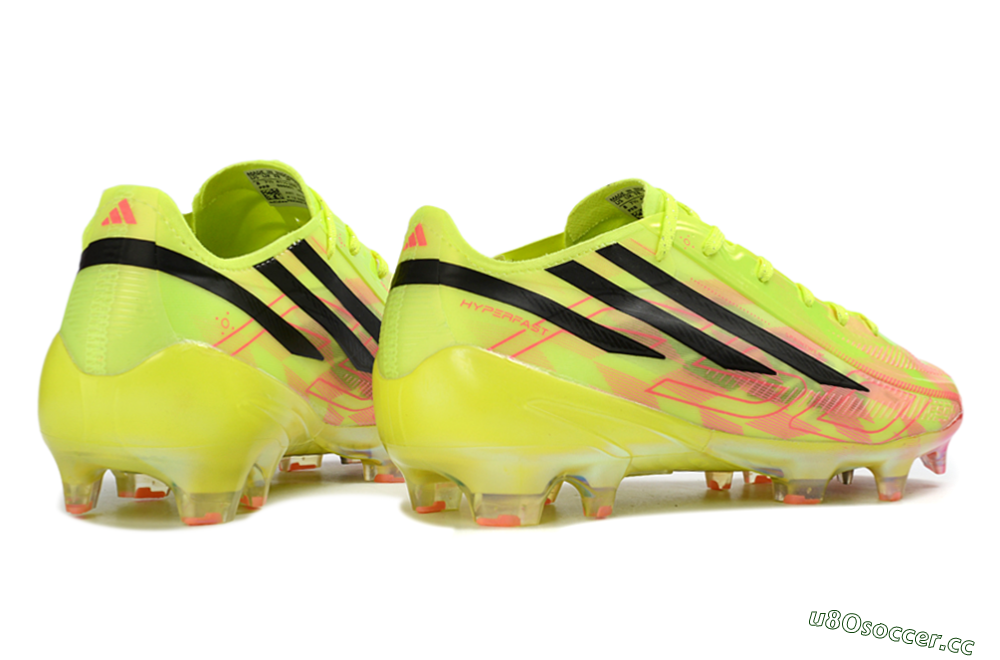 Unisex Adidas F50 Hyperfast 2026 World Cup FG Firm Ground Low-Tops Football Boots - Neon/Electric Green/Black 6
