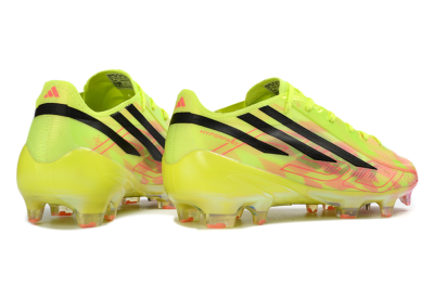 Unisex Adidas F50 Hyperfast 2026 World Cup FG Firm Ground Low-Tops Football Boots - Neon/Electric Green/Black