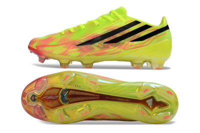 Unisex Adidas F50 Hyperfast 2026 World Cup FG Firm Ground Low-Tops Football Boots - Neon/Electric Green/Black