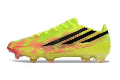 Unisex Adidas F50 Hyperfast 2026 World Cup FG Firm Ground Low-Tops Football Boots - Neon/Electric Green/Black