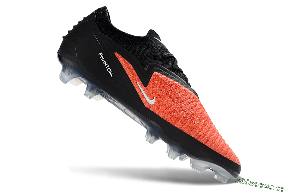 Unisex Nike Phantom 6 Elite Low FG Firm Ground Low-Tops Football Boots - Orange/Electric Orange/Jet Black 4