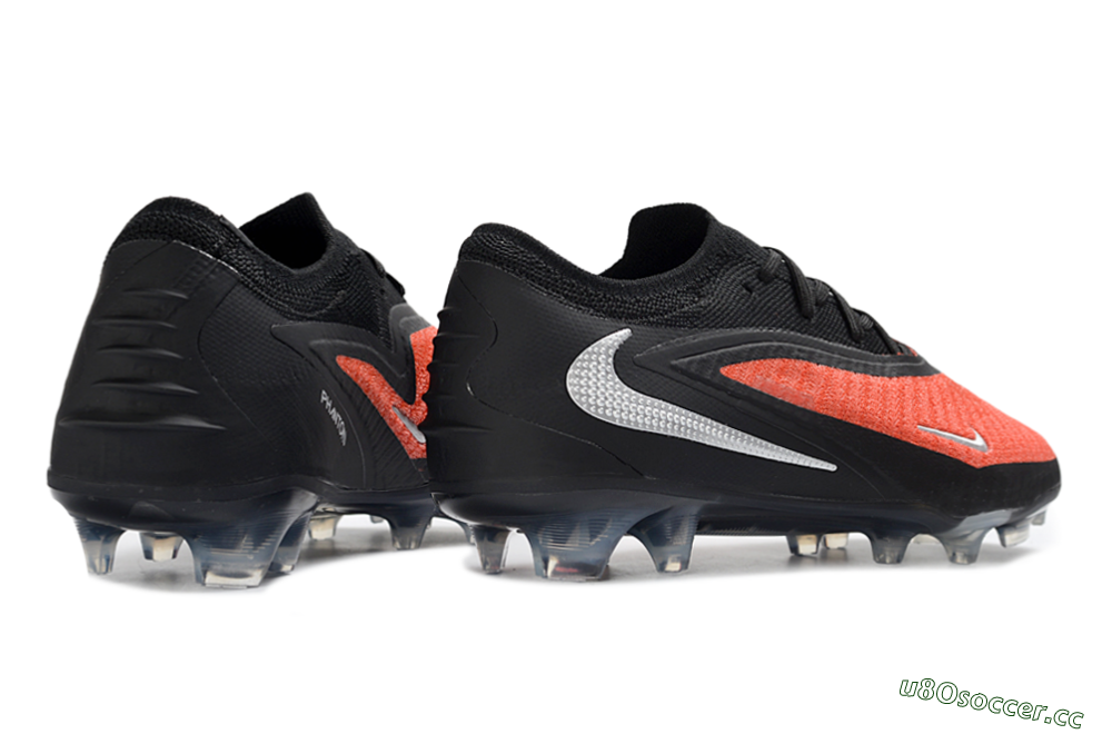 Unisex Nike Phantom 6 Elite Low FG Firm Ground Low-Tops Football Boots - Orange/Electric Orange/Jet Black 6