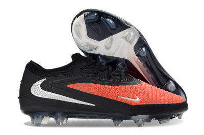 Unisex Nike Phantom 6 Elite Low FG Firm Ground Low-Tops Football Boots - Orange/Electric Orange/Jet Black