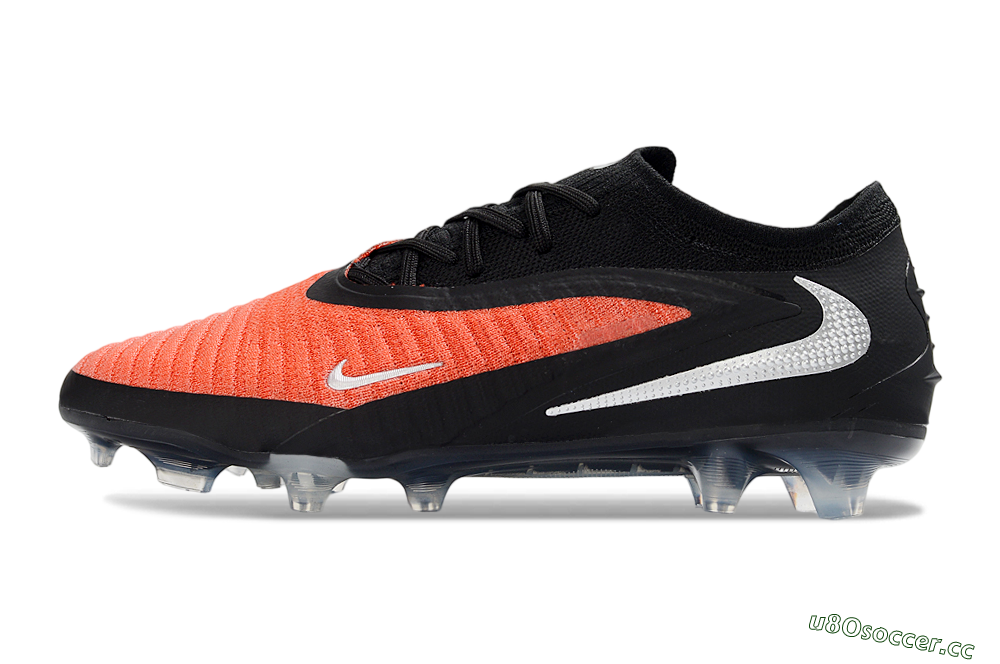 Unisex Nike Phantom 6 Elite Low FG Firm Ground Low-Tops Football Boots - Orange/Electric Orange/Jet Black 0