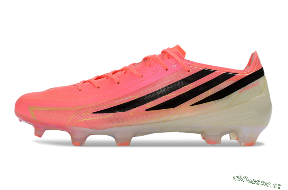 Unisex Adidas F50 Hyperfast 2026 World Cup FG Firm Ground Low-Tops Football Boots - Pink/Neon Pink/Silver White 0