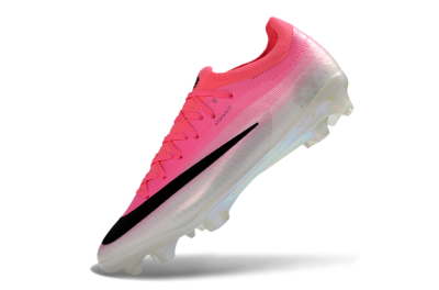 Men's Nike Air Zoom Mercurial Vapor 17 FG Firm Ground Low-Tops Football Boots - Pink/Neon Pink/Sleek Black