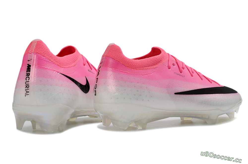 Men's Nike Air Zoom Mercurial Vapor 17 FG Firm Ground Low-Tops Football Boots - Pink/Neon Pink/Sleek Black 6