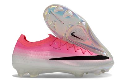 Men's Nike Air Zoom Mercurial Vapor 17 FG Firm Ground Low-Tops Football Boots - Pink/Neon Pink/Sleek Black