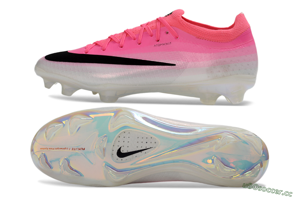 Men's Nike Air Zoom Mercurial Vapor 17 FG Firm Ground Low-Tops Football Boots - Pink/Neon Pink/Sleek Black 1