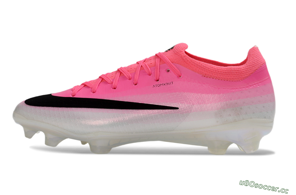 Men's Nike Air Zoom Mercurial Vapor 17 FG Firm Ground Low-Tops Football Boots - Pink/Neon Pink/Sleek Black 0
