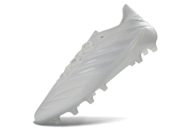Men's Adidas Copa Pure 4 Elite FG Firm Ground Low-Tops Football Boots - White/Crystal White/Frosted White