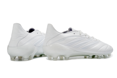 Men's Adidas Copa Pure 4 Elite FG Firm Ground Low-Tops Football Boots - White/Crystal White/Frosted White