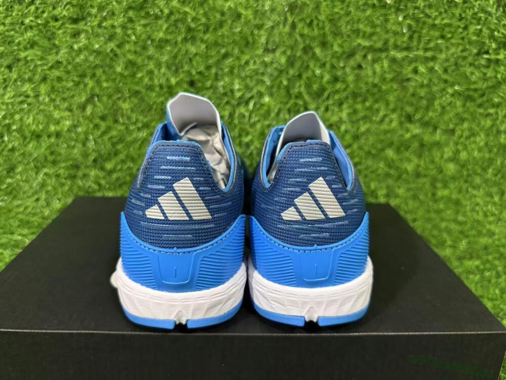 Unisex Adidas F50 Pro TF Artificial Turf Low-Tops Football Shoes - Blue/Electric Blue/Deep Navy
