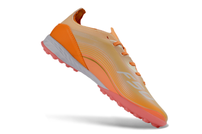 Unisex Messi x Adidas F50 Pro TF Artificial Turf Low-Tops Football Shoes - Orange/Coral Blaze/Pink Burst