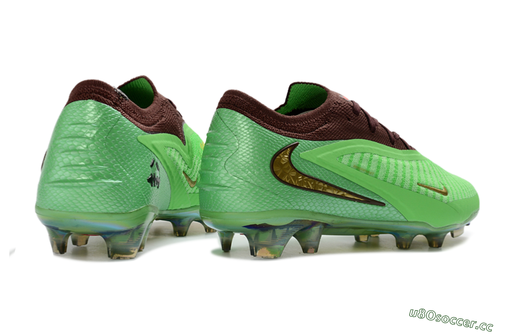 Unisex Nike Phantom 6 Elite Low FG Firm Ground Low-Tops Football Boots - Green/Lime Burst/Deep Forest 6