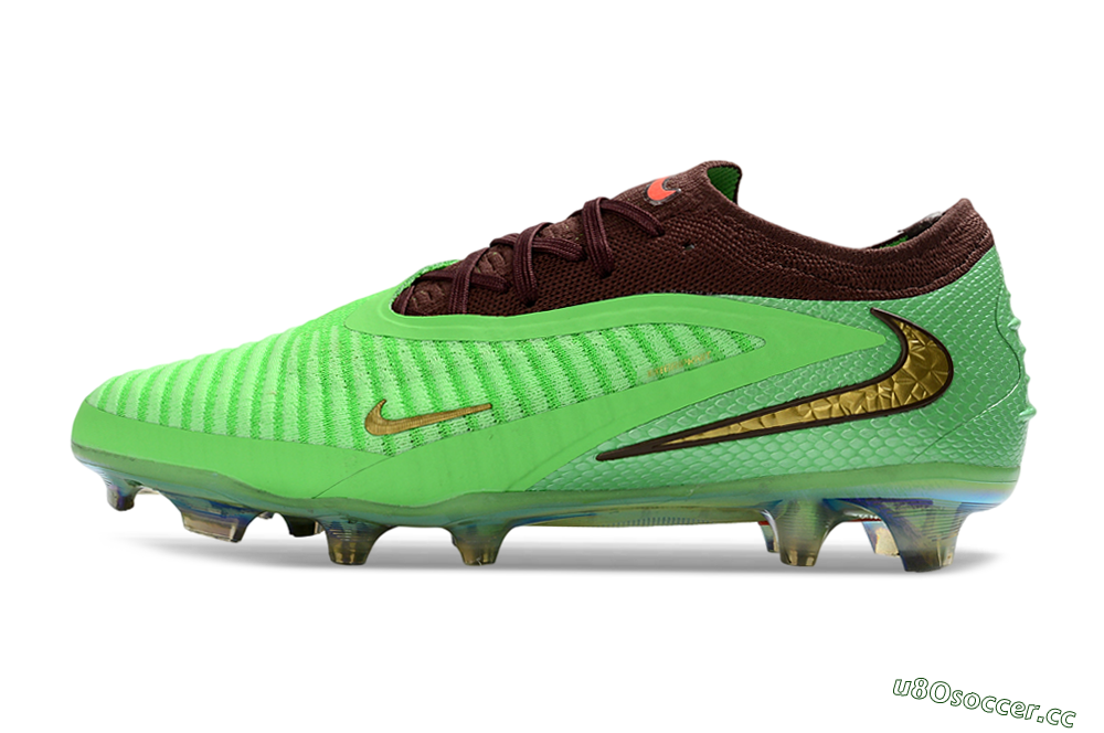 Unisex Nike Phantom 6 Elite Low FG Firm Ground Low-Tops Football Boots - Green/Lime Burst/Deep Forest 0