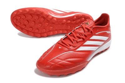 Men's Adidas Copa Gloro 3 TF Artificial Turf Low-Tops Football Shoes - Red/Bold Scarlet/White Burst