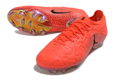 Unisex Nike Tiempo Legend 11 Elite FG Firm Ground Low-Tops Football Boots - Red/Bright Flame/Crimson Glow
