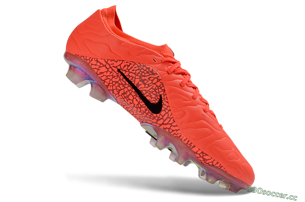 Unisex Nike Tiempo Legend 11 Elite FG Firm Ground Low-Tops Football Boots - Red/Bright Flame/Crimson Glow 4