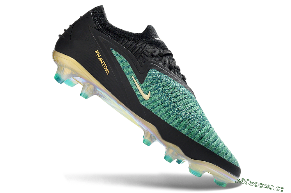 Unisex Nike Phantom 6 Elite Low FG Firm Ground Low-Tops Football Boots - Green/Electric Green/Black 4