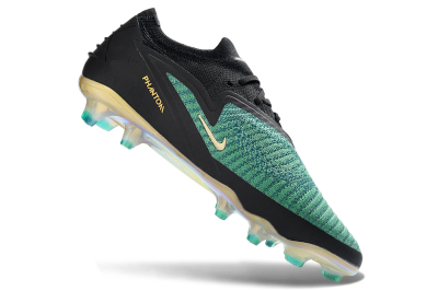 Unisex Nike Phantom 6 Elite Low FG Firm Ground Low-Tops Football Boots - Green/Electric Green/Black