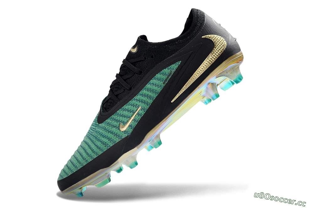 Unisex Nike Phantom 6 Elite Low FG Firm Ground Low-Tops Football Boots - Green/Electric Green/Black 5